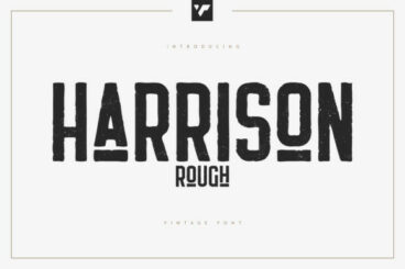 Harrison Rough Font