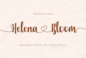 Helena Bloom Font