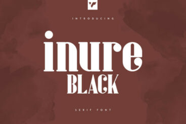 Inure Black Font
