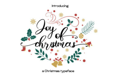 Joy of Christmas Font