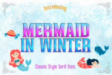Mermaid in Winter Font