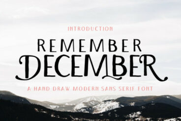 Remember December Font