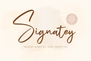 Signatey Font