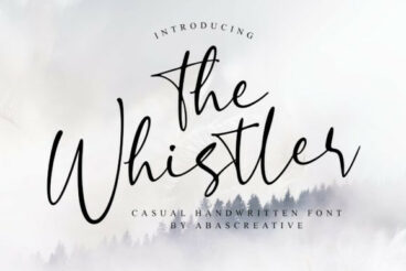The Whistler Font