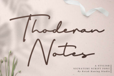 Thoderan Notes Font