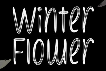 Winter Flower Font