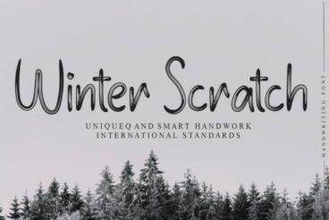 Winter Scratch Font