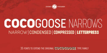 Cocogoose Narrows Font