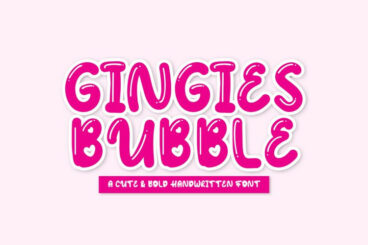 Gingies Bubble ,Font