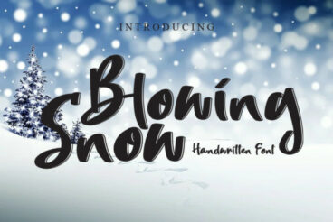 Blowing Snow Font