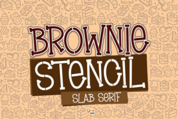 Brownie Stencil Font