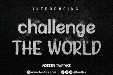 Challenge the World Font