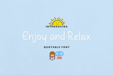 Enjoy and Relax Font