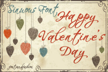 Happy Valentine's Day Font