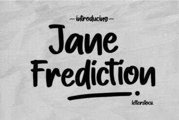 Jane Frediction Font
