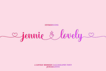 Jennie Lovely Font
