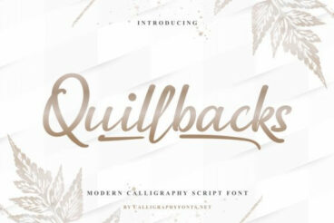 Quillbacks Font