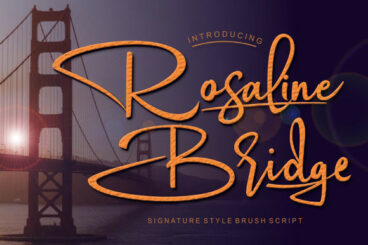 Rosaline Bridge Font