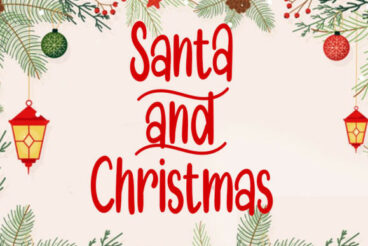 Santa and Christmas Font