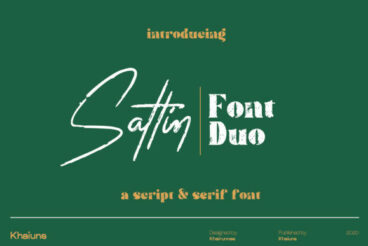 Sattin Font Duo Font