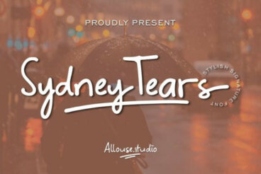 Sydney Tears Font