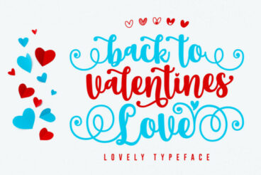 Back to Valentine Love Font