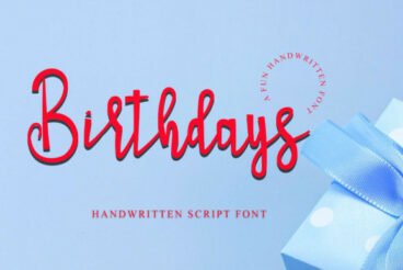 Birthdays Font