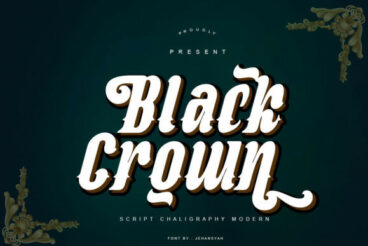Black Crown Font