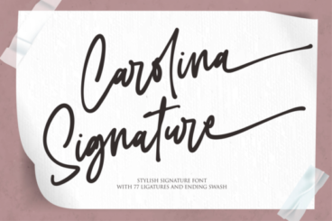 Carolina Signature Font