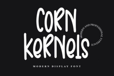 Corn Kernels Font