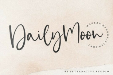 Daily Moon Font