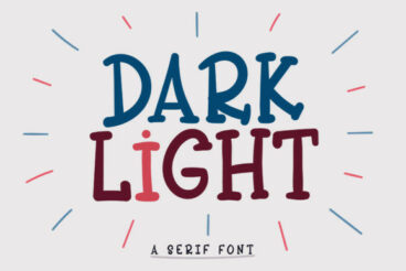 Dark Light Font