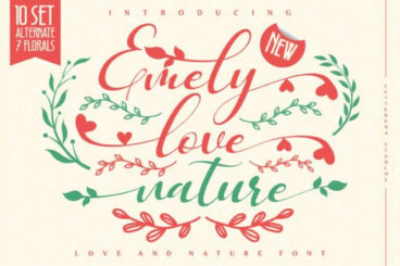 Emely Love Nature Font
