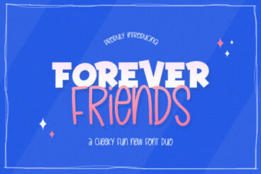 Forever Friends Duo Font