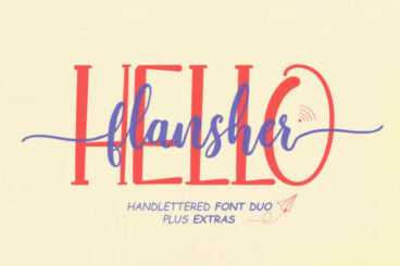 Hello Flansher Font