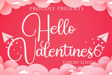 Hello Valentines Font