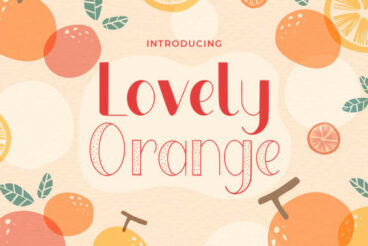 Lovely Orange Font