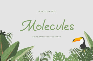Molecules Font