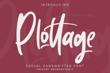 Plottage Font