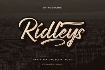 Ridleys Font