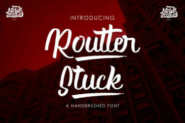 Routter Stuck Font