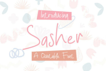 Sasher Font