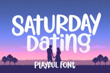 Saturday Dating Font