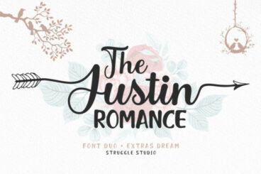 The Justin Romance Font