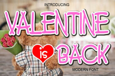 Valentine is Back Font