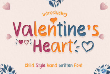 Valentine's Heart Font