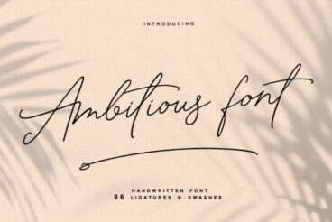 Ambitious Font