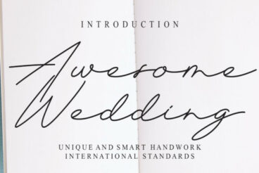 Awesome Wedding Font