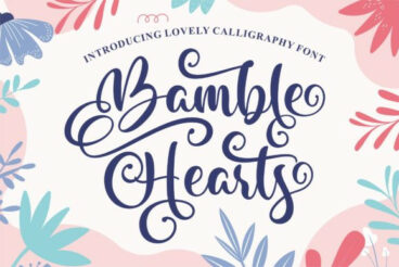 Bamble Hearts Font