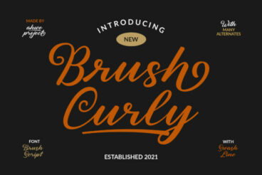 Brush Curly Font